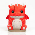 3D Printed Dragon Puzzle - Articulated Red Dragon Fidget Toy