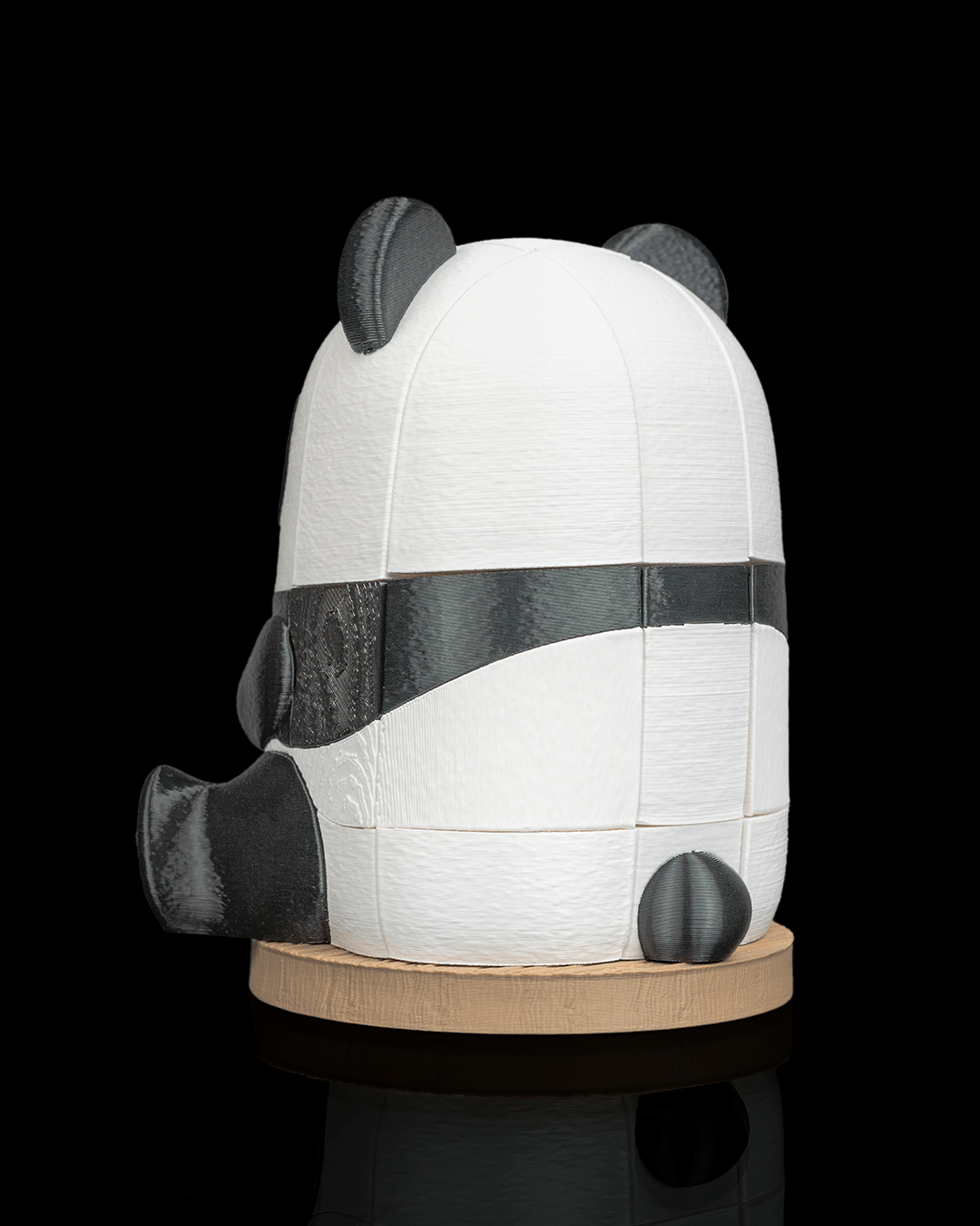 3D Printed Panda Puzzle - Cute Interlocking Panda Bear Building Toy | Articulated Puzzle in PLA