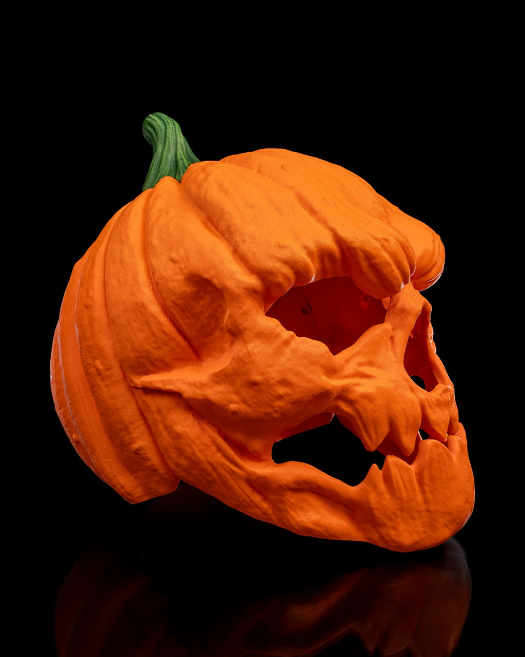 3D-Printed Pumpkin Head Halloween Mask – Available in 3 Sizes – Scary Full-Face Pumpkin Mask for Adults, Ideal for Costume Parties and Cosplay