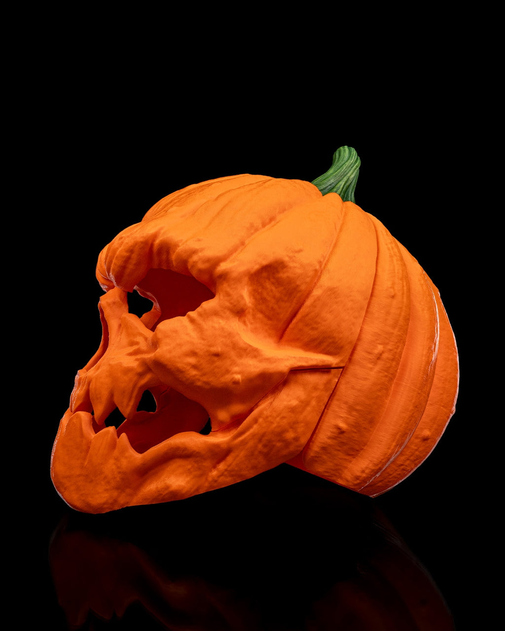 3D-Printed Pumpkin Head Halloween Mask – Available in 3 Sizes – Scary Full-Face Pumpkin Mask for Adults, Ideal for Costume Parties and Cosplay