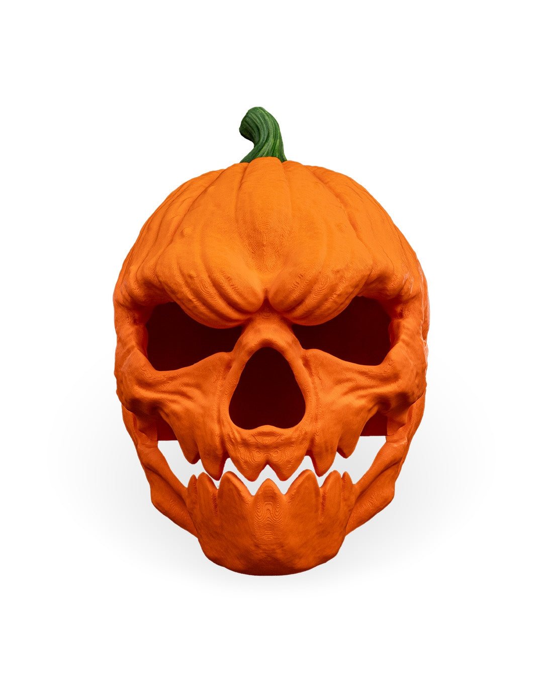 3D-Printed Pumpkin Head Halloween Mask – Available in 3 Sizes – Scary Full-Face Pumpkin Mask for Adults, Ideal for Costume Parties and Cosplay