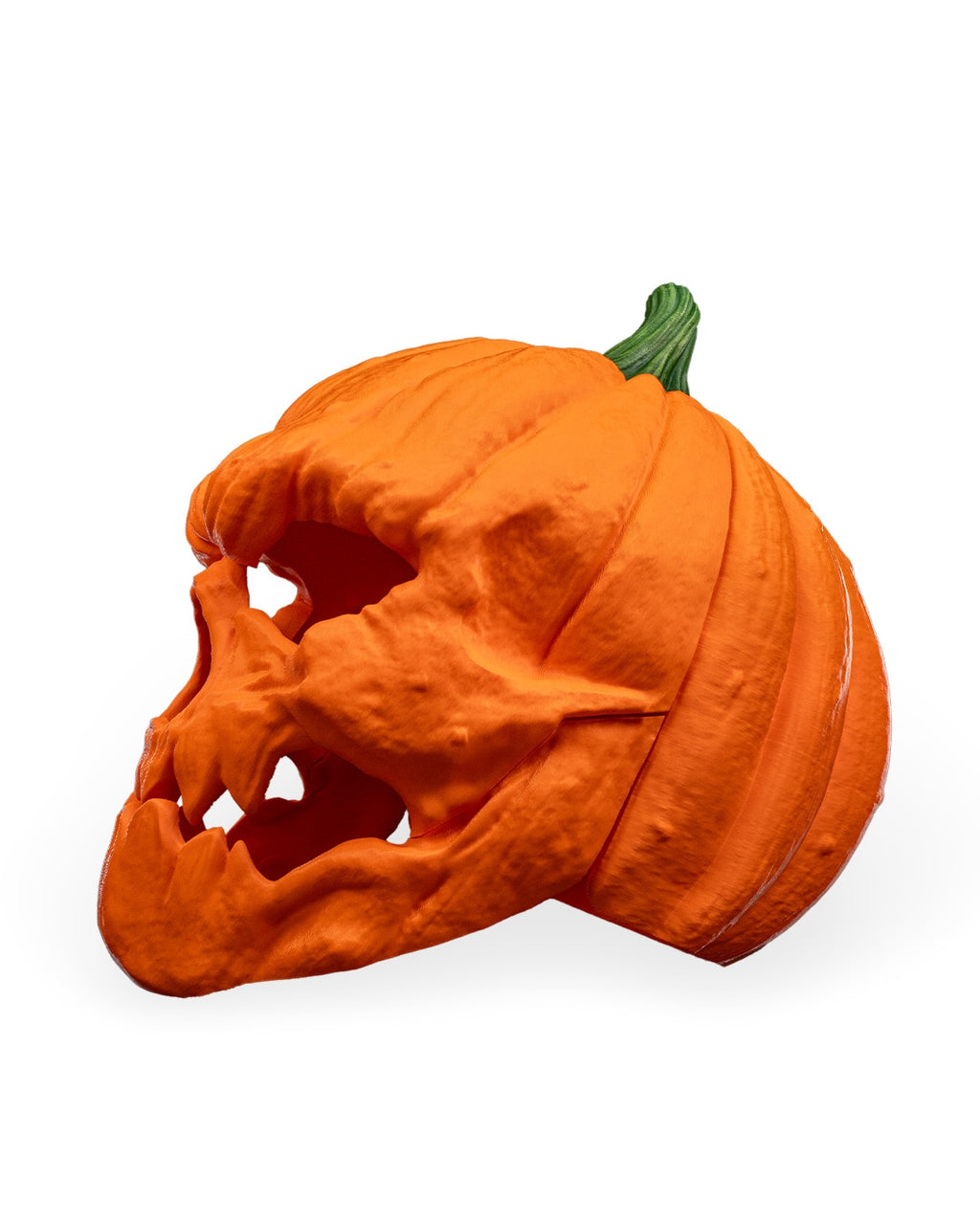 3D-Printed Pumpkin Head Halloween Mask – Available in 3 Sizes – Scary Full-Face Pumpkin Mask for Adults, Ideal for Costume Parties and Cosplay
