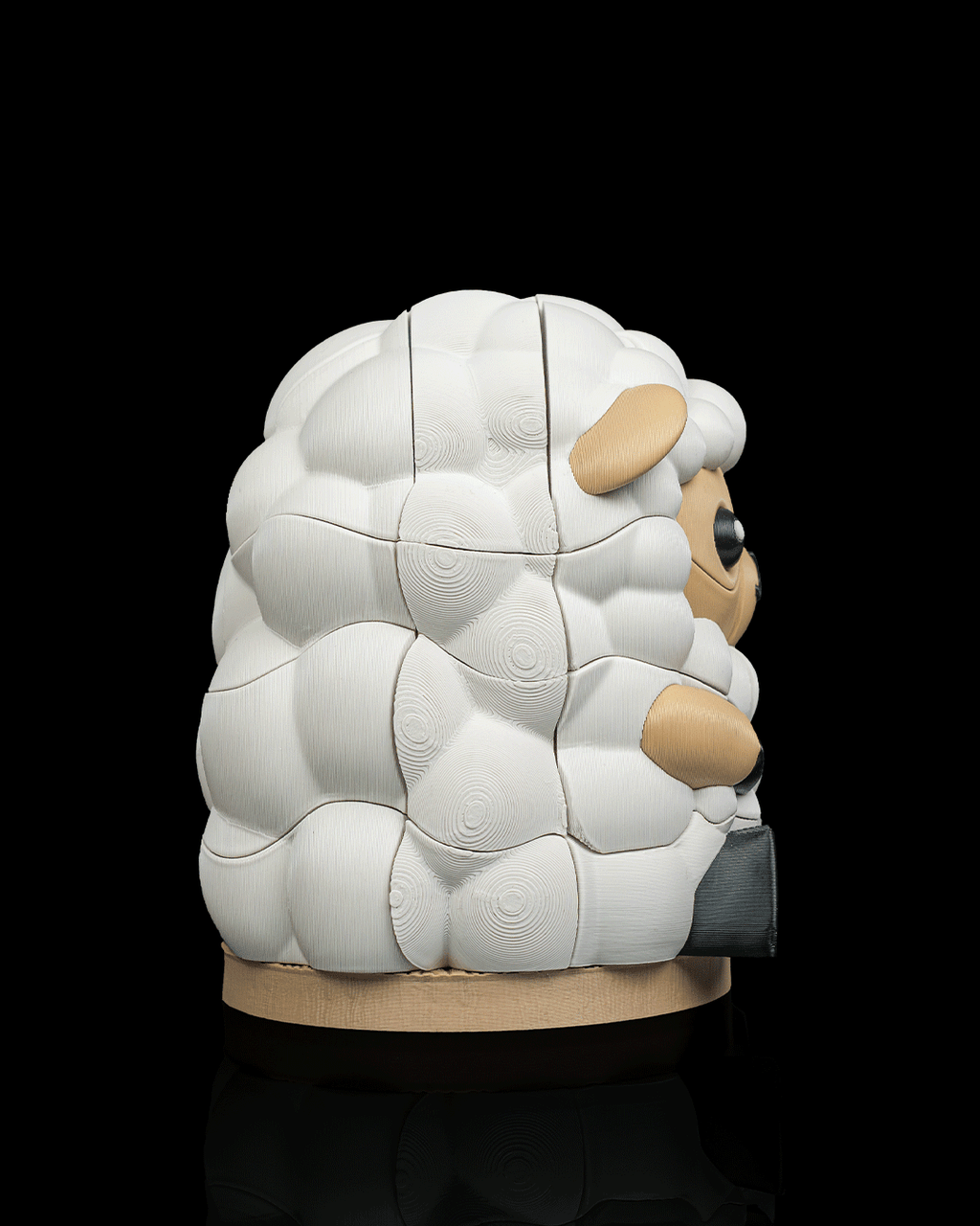 3D Printed Sheep Puzzle - Cute Interlocking Lamb Building Toy | Articulated Puzzle in PLA