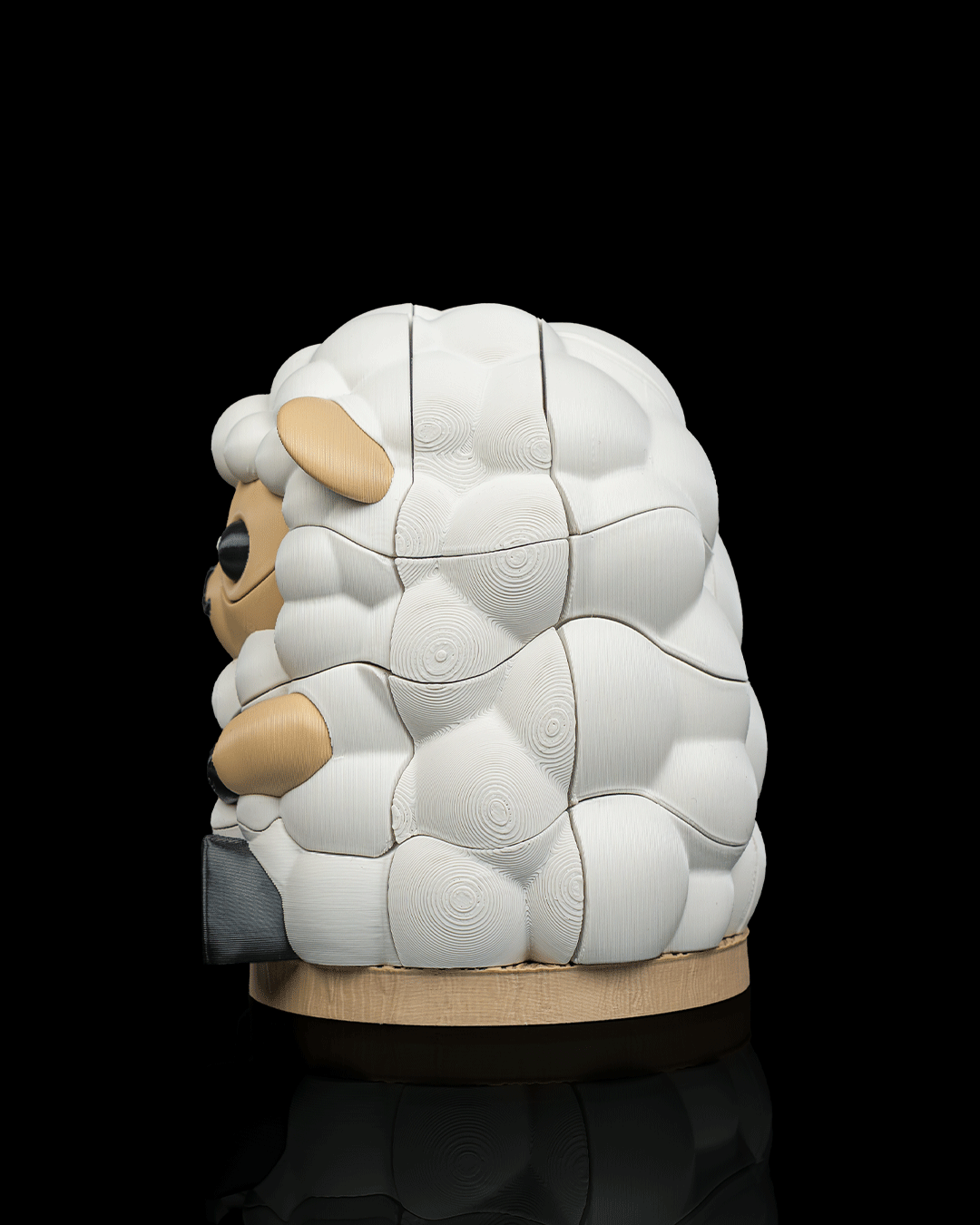 3D Printed Sheep Puzzle - Cute Interlocking Lamb Building Toy | Articulated Puzzle in PLA