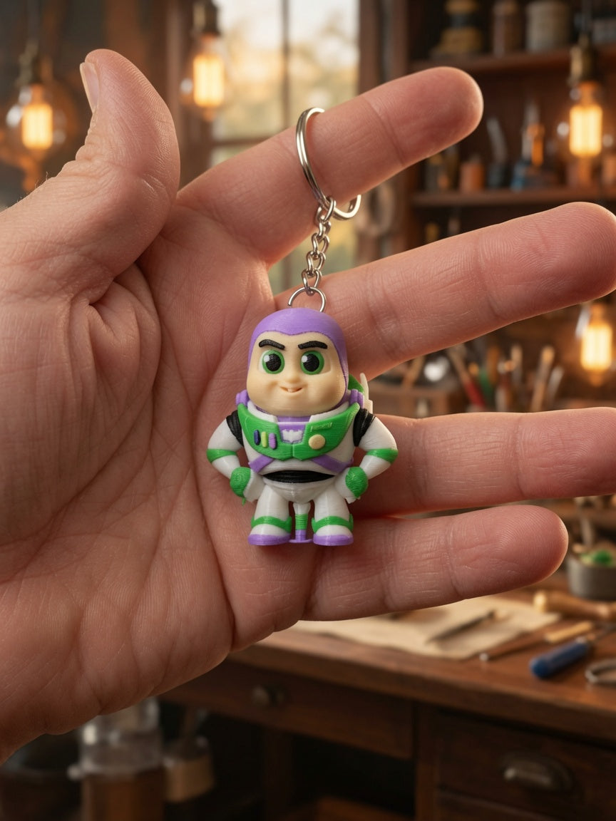 3D ZeBrazil Keychain Buzz Ligntyear