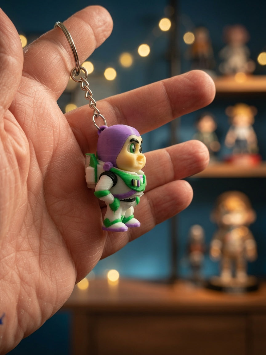 3D ZeBrazil Keychain Buzz Ligntyear