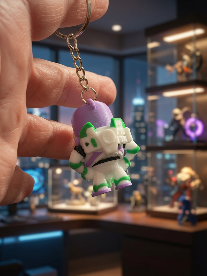 3D ZeBrazil Keychain Buzz Ligntyear