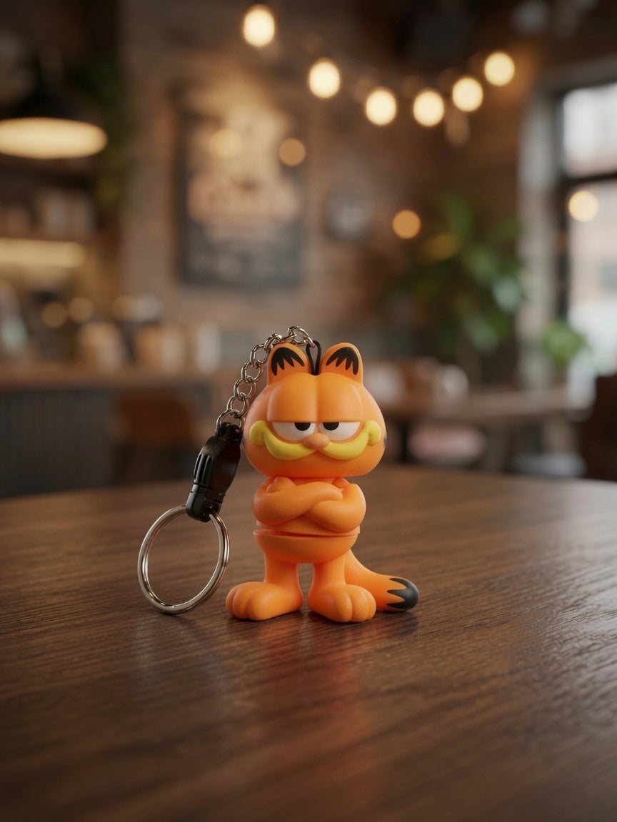 3D ZeBrazil Keychain Garfield