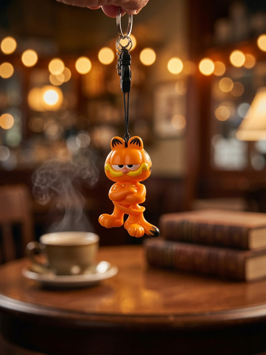 3D ZeBrazil Keychain Garfield
