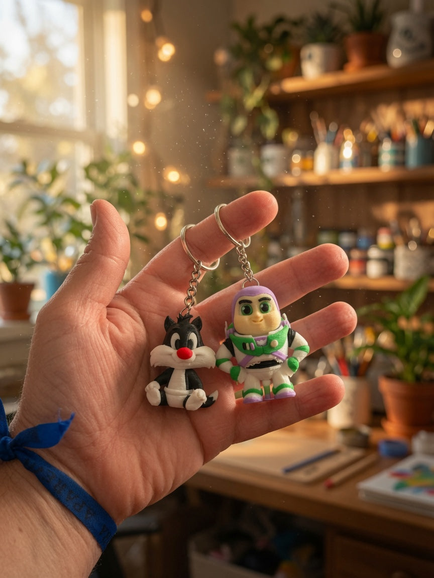 3D ZeBrazil Keychain Frajola